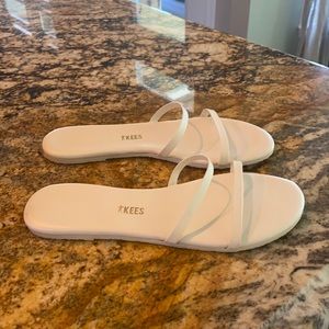 Tkees Gemma Slides in Cream